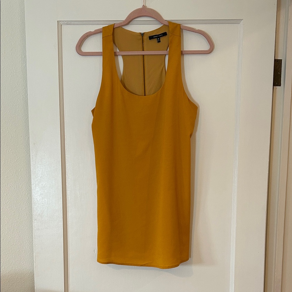 Naked Zebra Mustard Yellow Tank Top